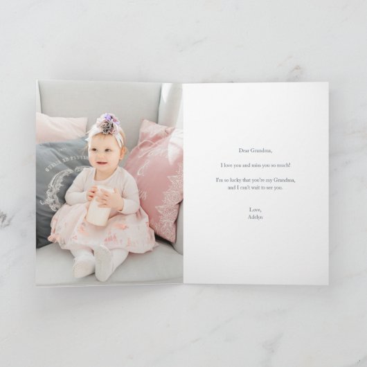 お母さんだ最高のけがおばあちゃんに昇進 カード (内部)