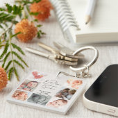 お母さんだ最高のけがおばあちゃん8の写真に昇進 キーホルダー (正面右)