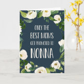 お母さんだ最高のけがノンナに昇進 カード (黄色い花)