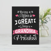 お母さんって素晴らしおばあちゃんTシャツ (スタンド正面)