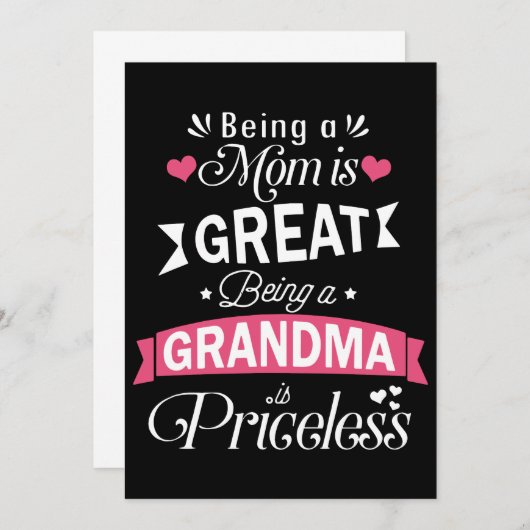 お母さんって素晴らしおばあちゃんTシャツ (正面/裏面)