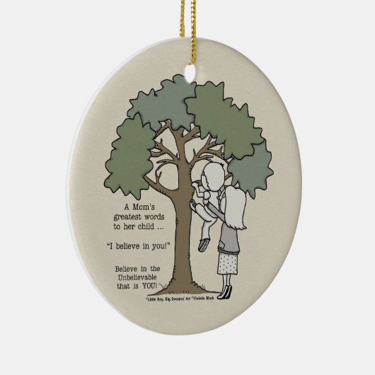 お母さんですばらしい単語 セラミックオーナメント (右)