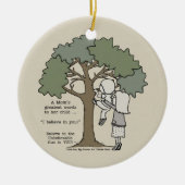 お母さんですばらしい単語 セラミックオーナメント (正面)