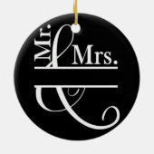 **お母さんとクールお母さんの冗談** セラミックオーナメント (裏面)