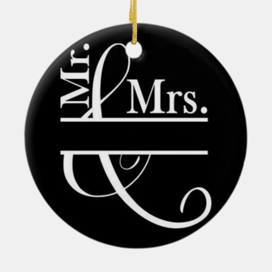 **お母さんとクールお母さんの冗談** セラミックオーナメント (裏面)