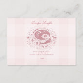 お母さんとピンクのお茶はおむつラッフルになる エンクロージャーカード (正面)