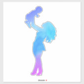 お母さんとベビーの水彩シール シール (シート)