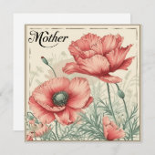 お母さんと一緒の瞬間：思いやりある挨拶 シーズンカード (正面/裏面)