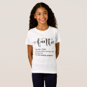 お母さんと似ているが、おばさんだけクールおもしろいの Tシャツ (正面フル)