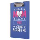 お母さんと獣医さん何も怖くないおもしろい、お母さん クリップボード (左)