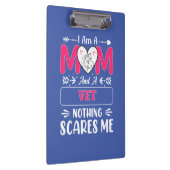 お母さんと獣医さん何も怖くないおもしろい、お母さん クリップボード (右)