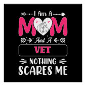 お母さんと獣医さん何も怖くないおもしろい、お母さん ポスター (正面)