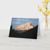 お母さんと誕生日のパパ カード (黄色い花)