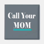 お母さんにおもしろいプレゼントを呼ぶ マグネット (正面)