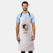 お母さんにお電話いただきありがとうございます – Pastelピンクエプロン エプロン (着用した状態)