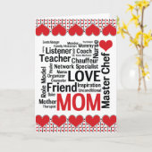 お母さんにできること カード (黄色い花)