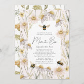 お母さんになるあなたへ カモミール ピンクのベイビーシャワー 招待状 メール便 (正面/裏面)