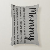 お母さんによって定義される枕 アクセントクッション (正面(垂直))