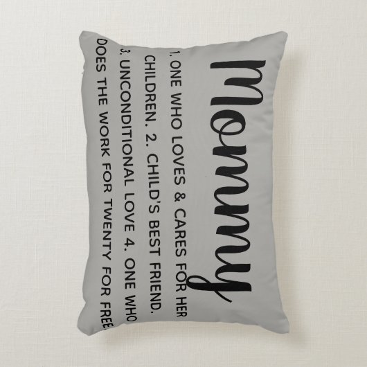 お母さんによって定義される枕 アクセントクッション (正面(垂直))