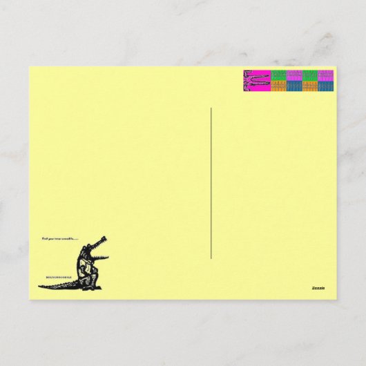 お母さんによるイースターLilly シーズンポストカード (裏面)