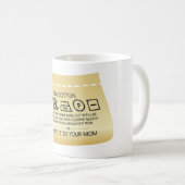 お母さんにプレゼント1 コーヒーマグカップ (正面右)