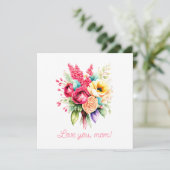 お母さんに愛を 花の写真 マザーズデー シーズンカード (スタンド正面)