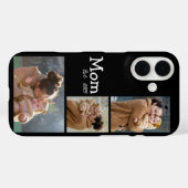 お母さんに楽しい思い出を 太字テキスト 3 写真 ブラック Case-Mate iPhoneケース (裏面 (横))