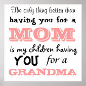 お母さんに渡すより良い事は一つ ポスター (正面)