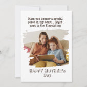 お母さんに笑顔を！ユーモアな母の日のカード シーズンカード (正面)