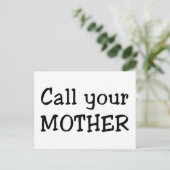 お母さんに電話して ポストカード (スタンド正面)