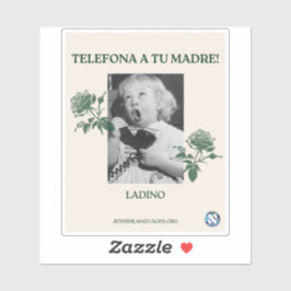 お母さんに電話して！ラディーノ シール