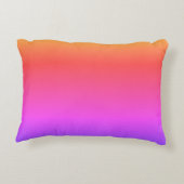 お母さんに電話して!紫、ピンク、オレンジ、白 アクセントクッション (裏面)