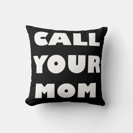 お母さんに電話して Funny Pillow クッション (正面)