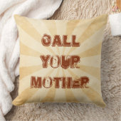 お母さんに電話日が差すこと装飾用クッション クッション (ブランケット)