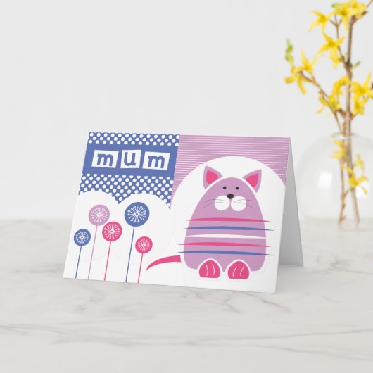 お母さんに カード (黄色い花)