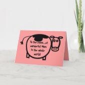 お母さんに…世界中で素敵なお母さん! カード (正面)