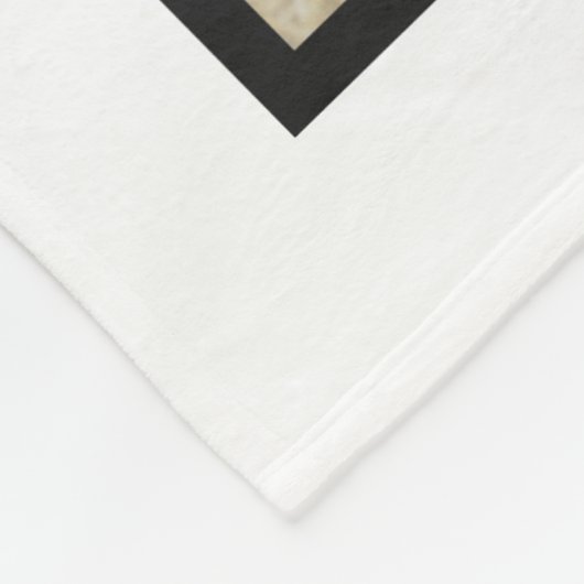 お母さんのおばあちゃんの写真コラージュ フリースブランケット (角)