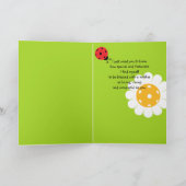 お母さんのおめでとう、かわいい カード (内部)