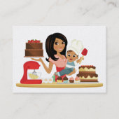 お母さんのおやつ/カップケーキ/ベーカリー事業 コーリングカード (裏面)