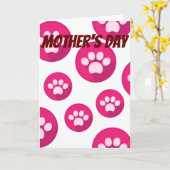 お母さんのお世話になった日 カード (黄色い花)