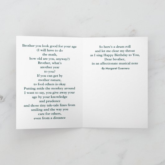 お母さんのお母さんのお兄ちゃん自然 カード (内部)