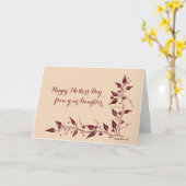 お母さんのお母さん娘さん カード (黄色い花)