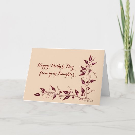 お母さんのお母さん娘さん カード (正面)