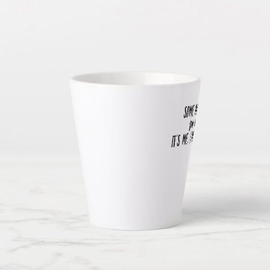 お母さんのお母さん過ぎるの私よ カフェラテマグ (正面)