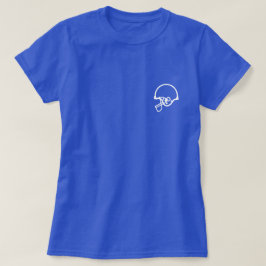 お母さんのお気に入りのなフットボール選手の暗いワイシャツY Tシャツ