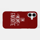 お母さんのお気に入り iPhone 16ケース (裏面横)