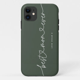 お母さんのかわいいモダン脚本写真ギフトケースメイトiPhone iPhone 11 ケース