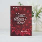 お母さんのために特別:愛に満ちたアートコレクション サンキューカード (スタンド正面)