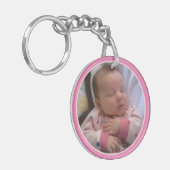 お母さんのために自分の2枚の写真ギフトを作成 キーホルダー (正面左)