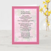 お母さんのために、誕生日 カード (黄色い花)